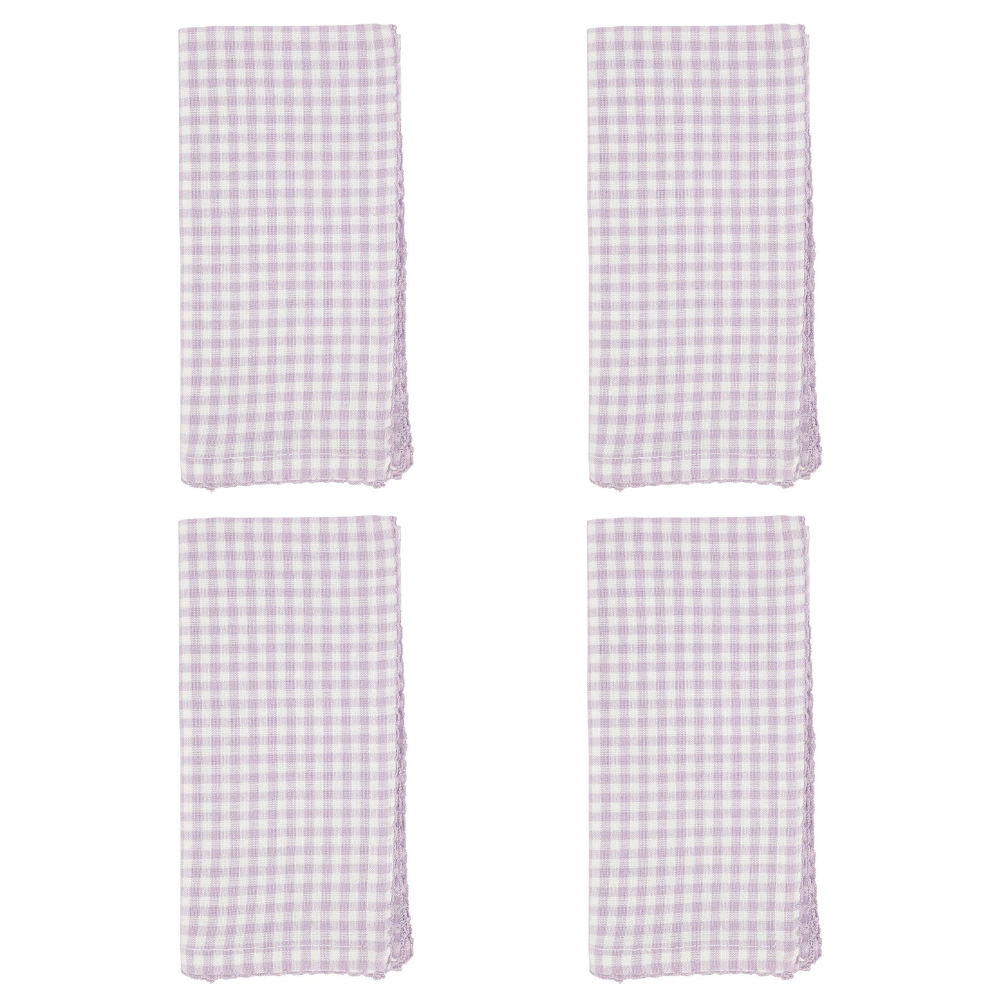 Gingham Napkin: Yellow / 18"