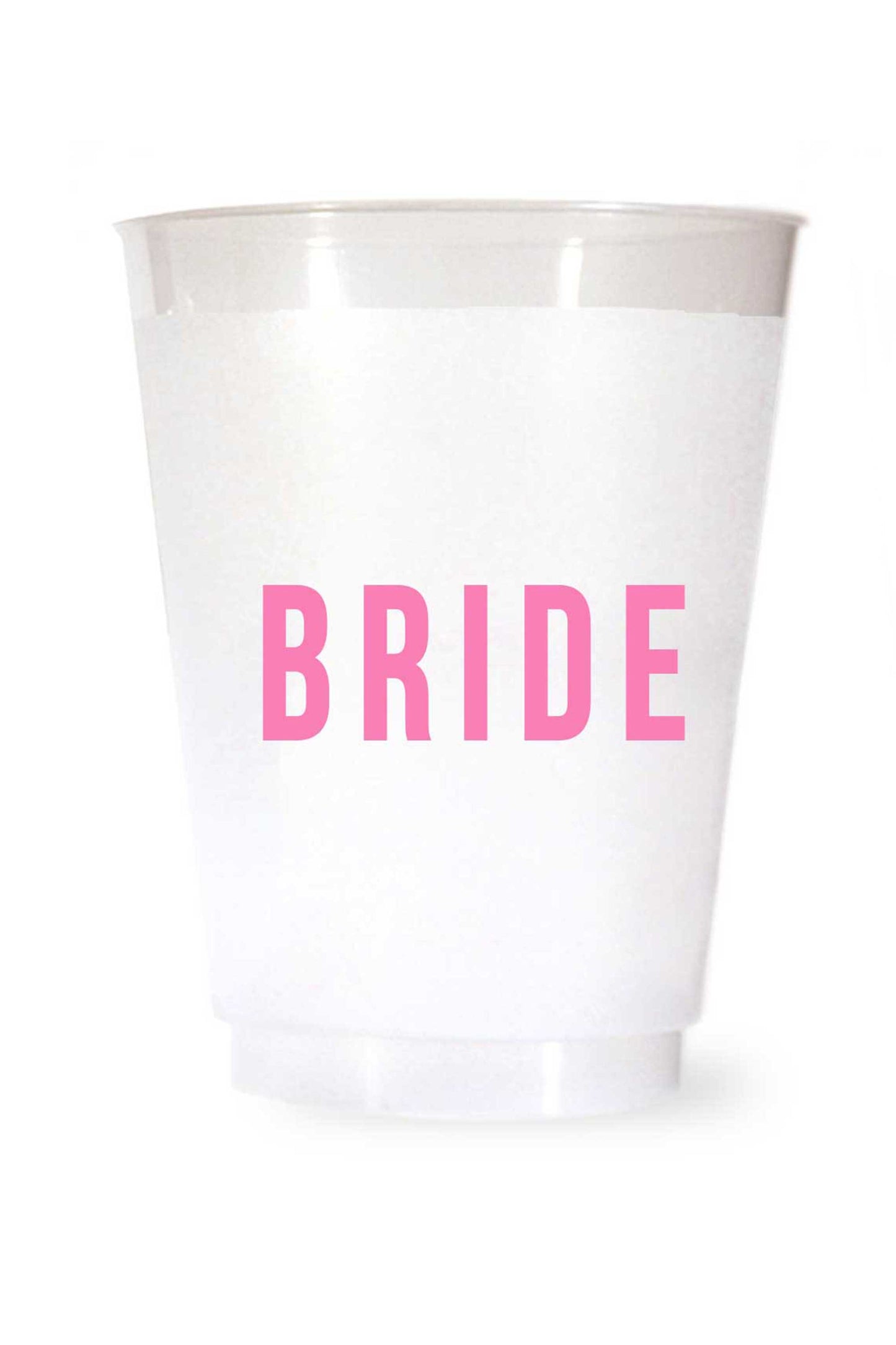Team Bride Cups Plastic Bachelorette Cups Wedding