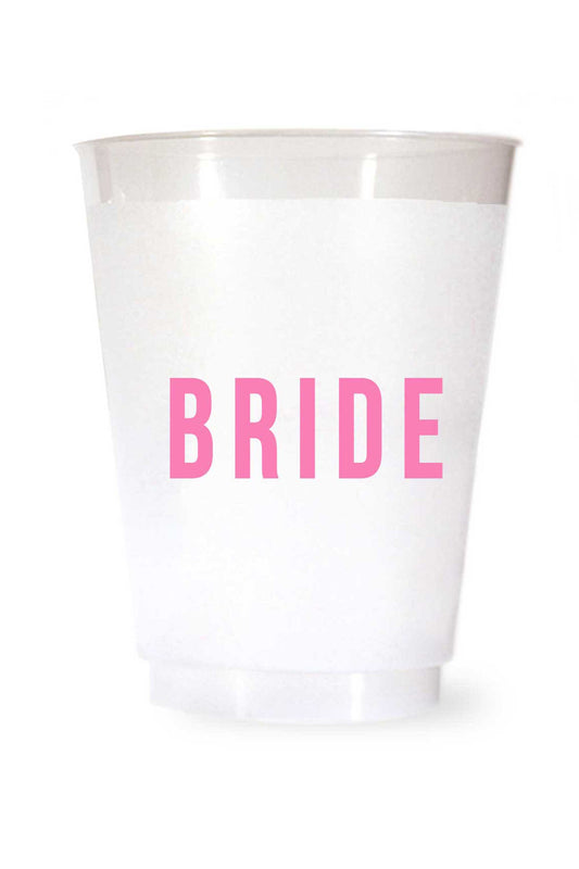 Team Bride Cups Plastic Bachelorette Cups Wedding