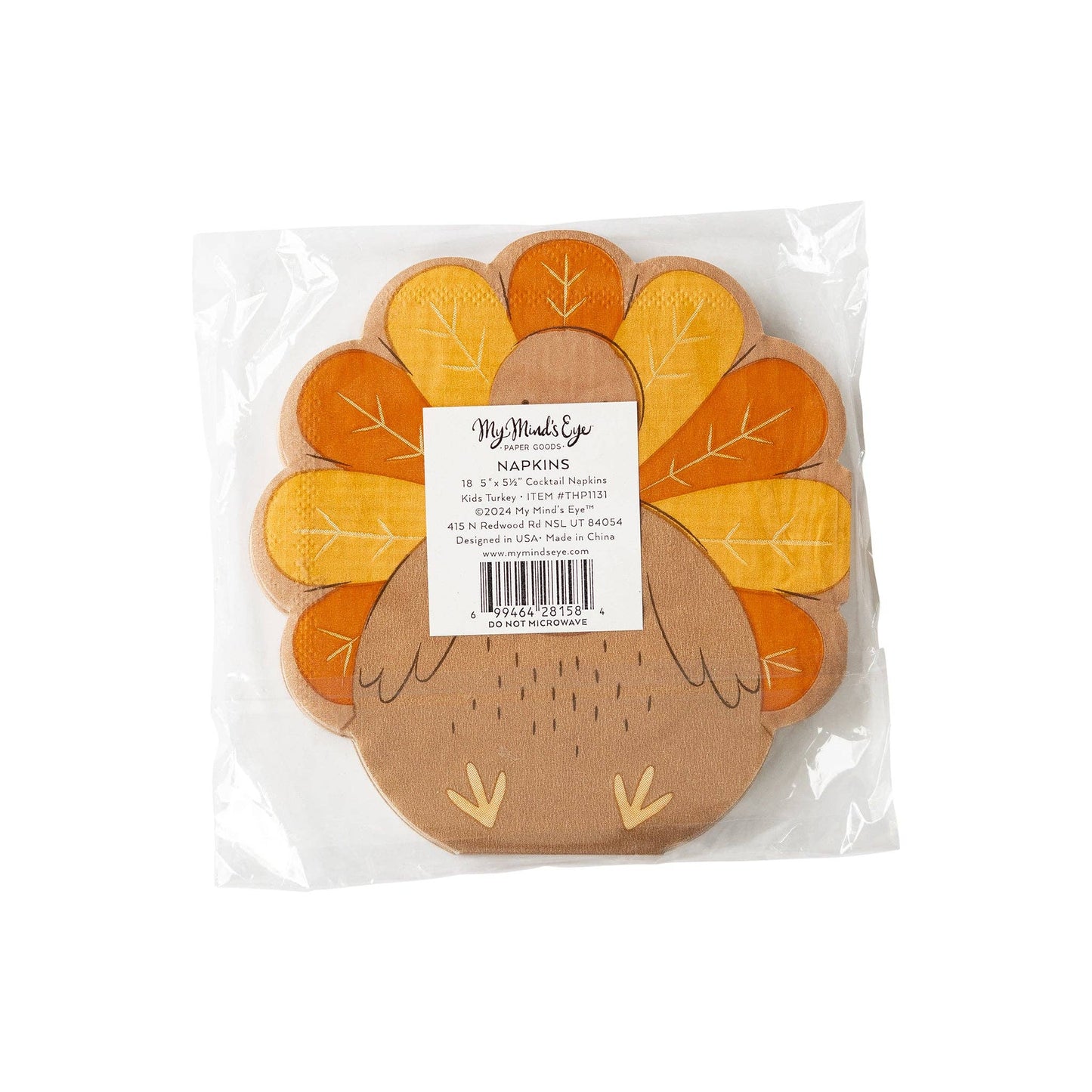 THP1131 - Kids Turkey Napkin