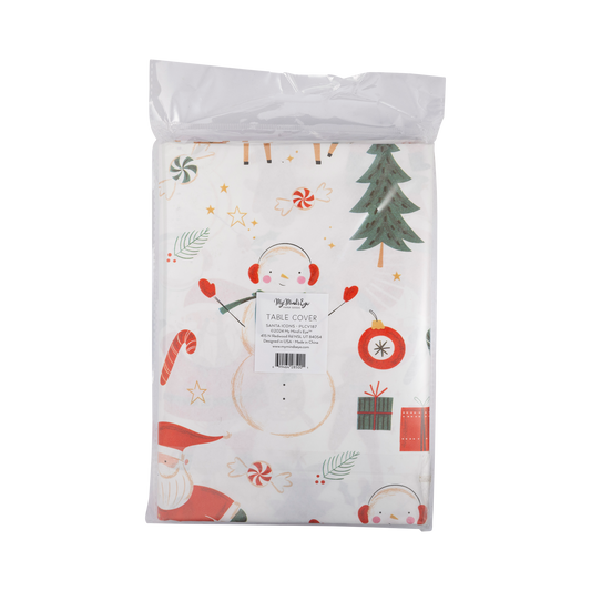 PLCV187 - Santa Icons Paper Table Cover