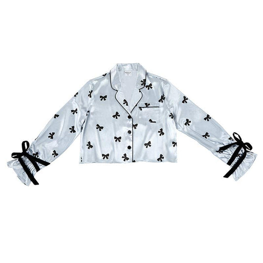 Short PJ + Velvet Ties - Bows: Large