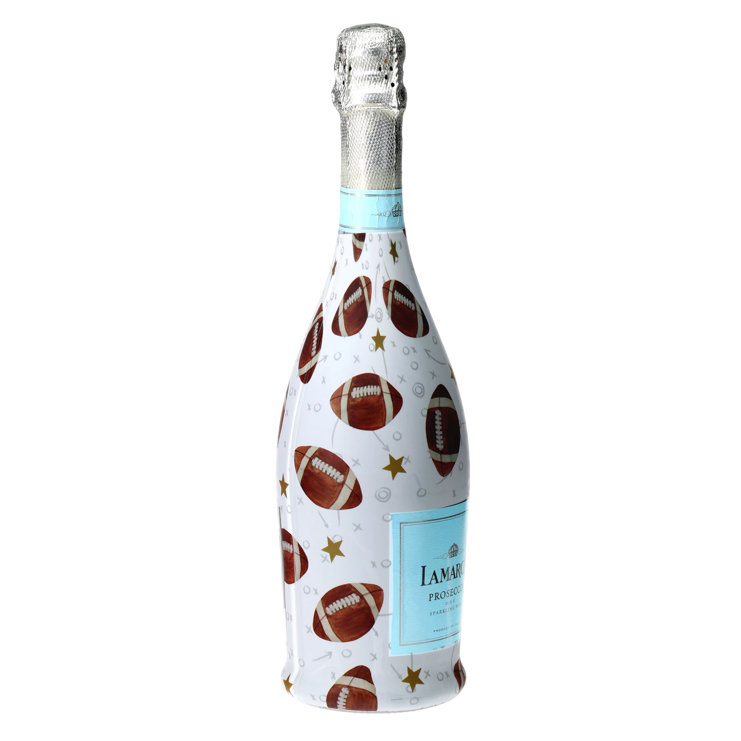 Football Prosecco Bottle Wrap