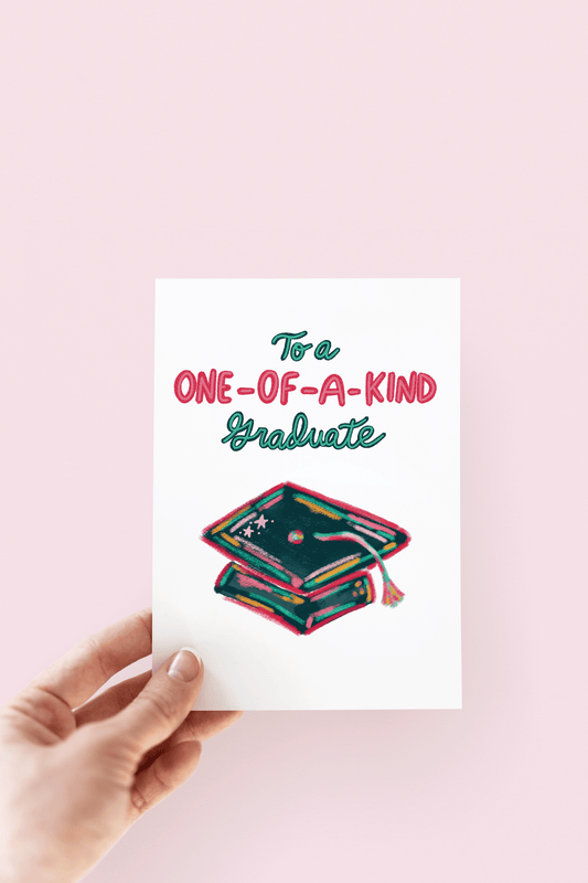 To A One-Of-A-Kind Graduate Graduation Cap Greeting Card