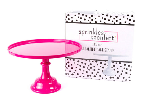 Hot Pink Melamine Cake Stand | Cupcake Stand