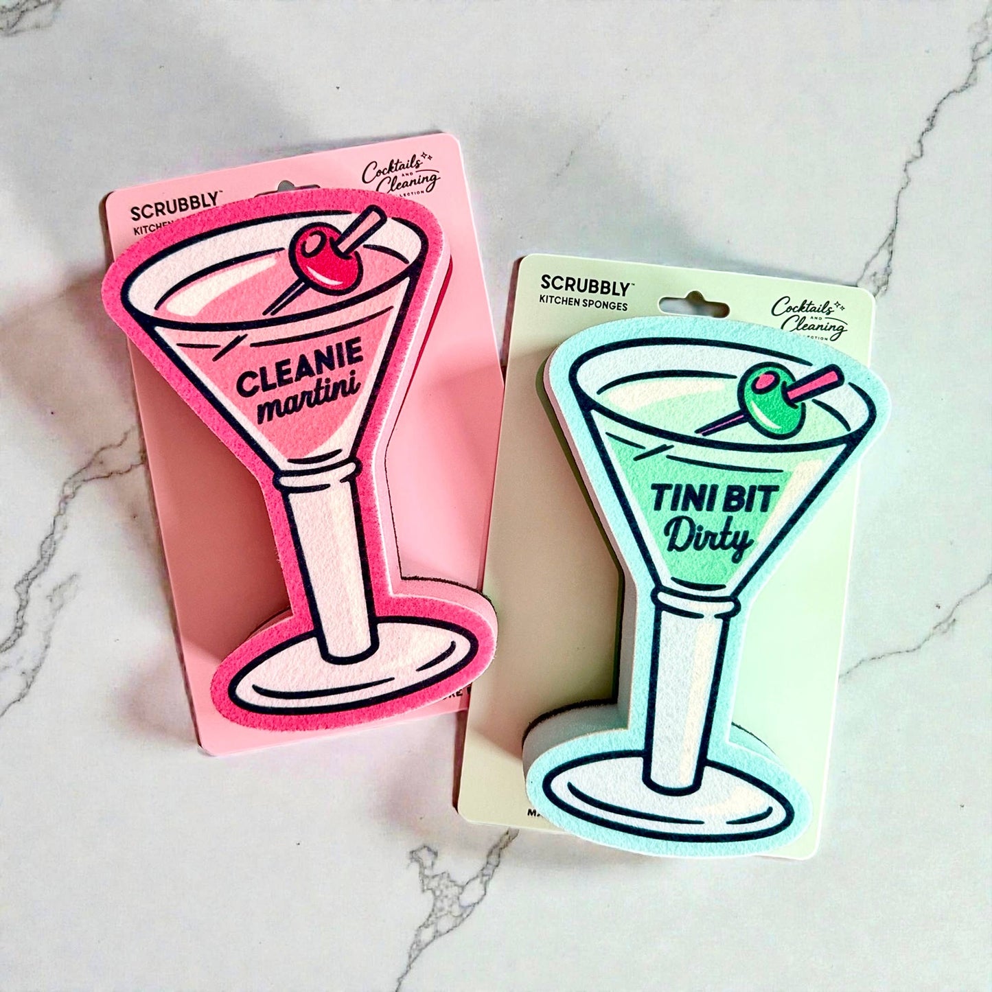 Martini Scrubbly - Cleanie: Pink