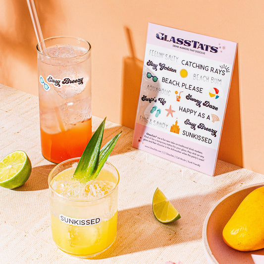 Beach Vibes Drink Markers