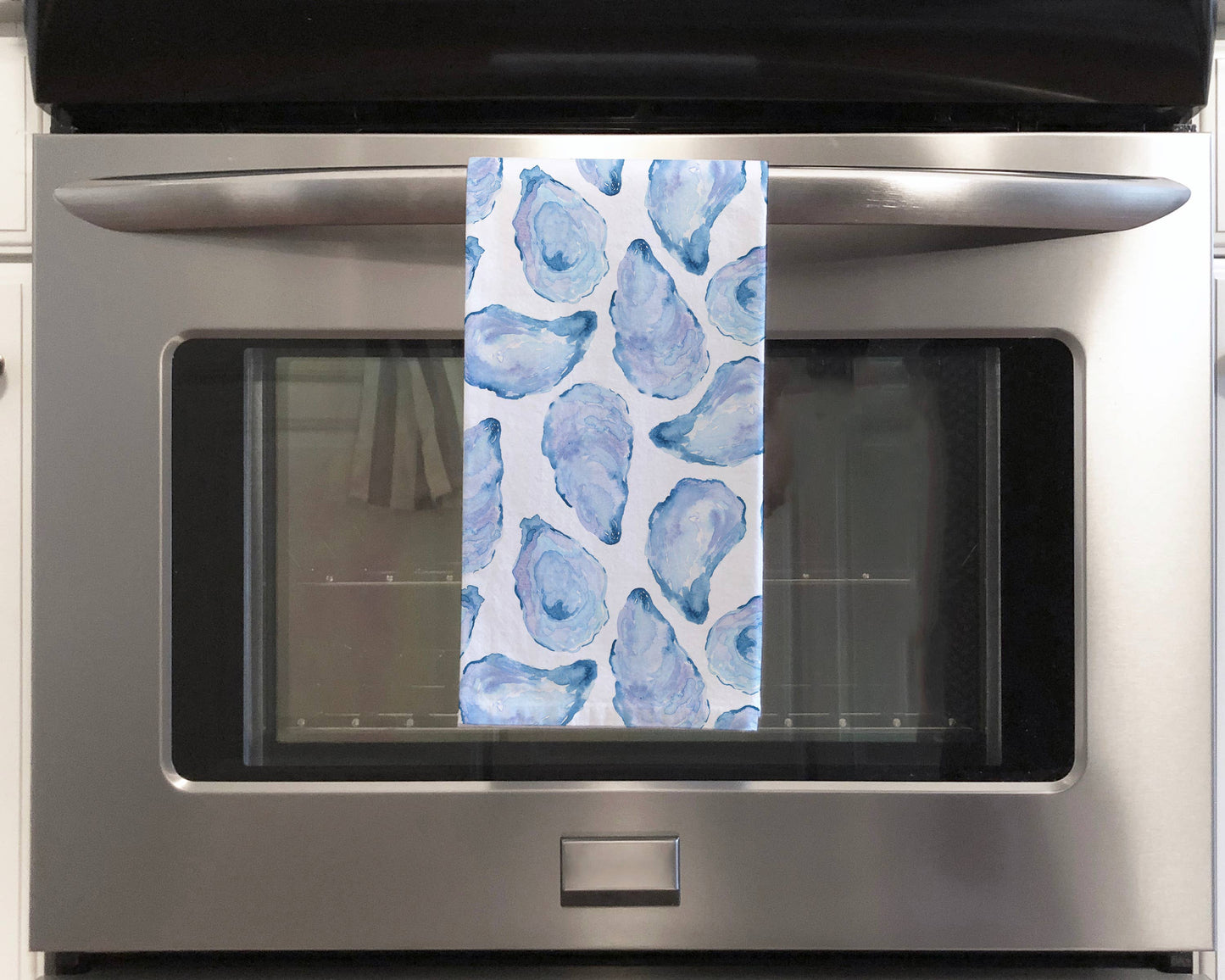 Mussel Shell Kitchen Tea Towel | Oyster Shell Tea Towel