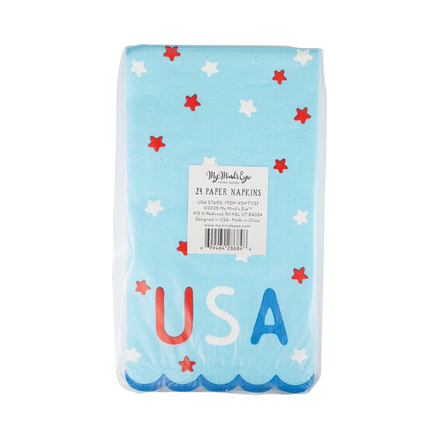 SMT1137 - USA Stars Dinner Napkin