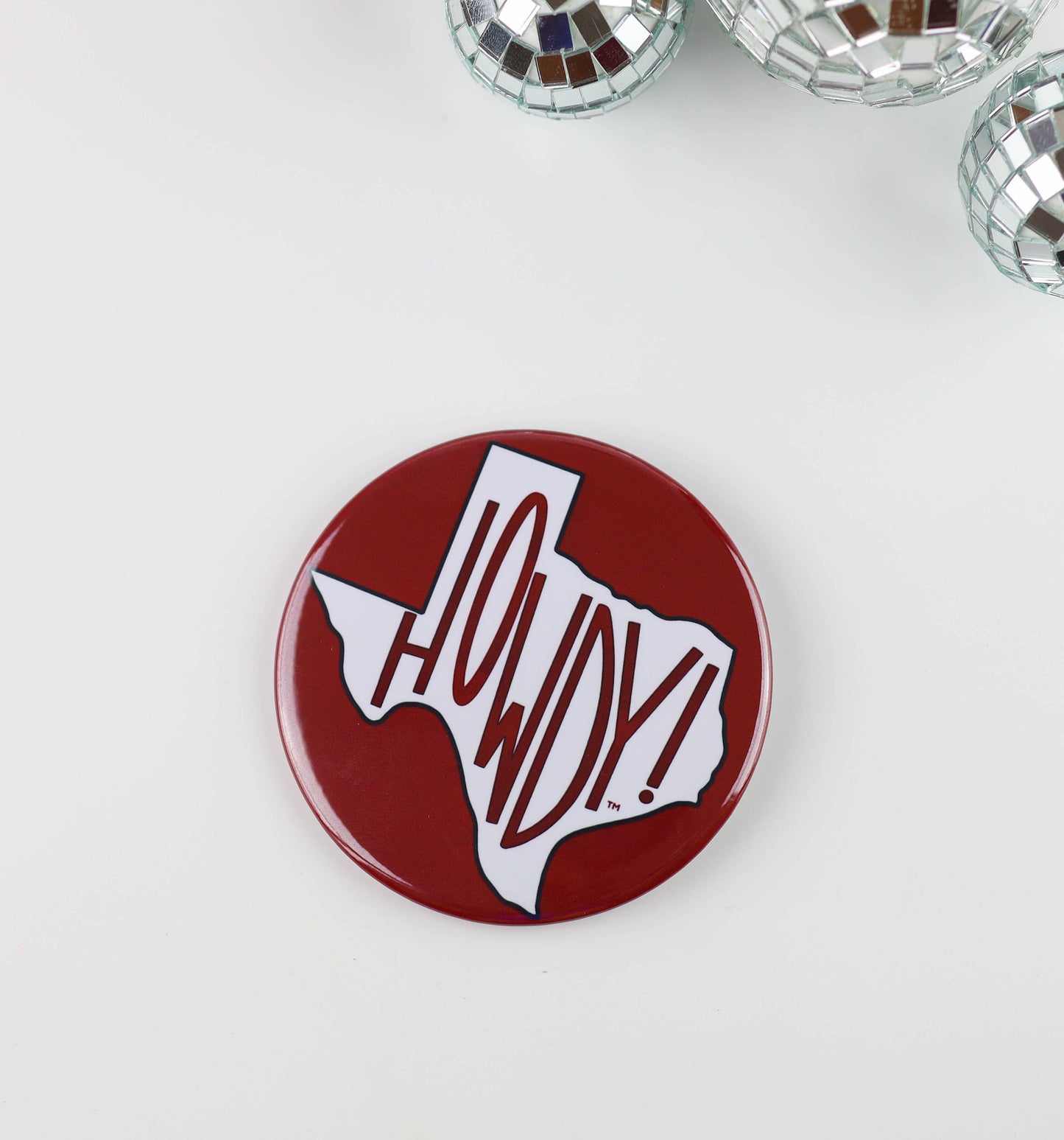 TEXAS A&M Maroon Game Day Tailgate Buttons | Game Day Pins (: BTHO EVERYONE