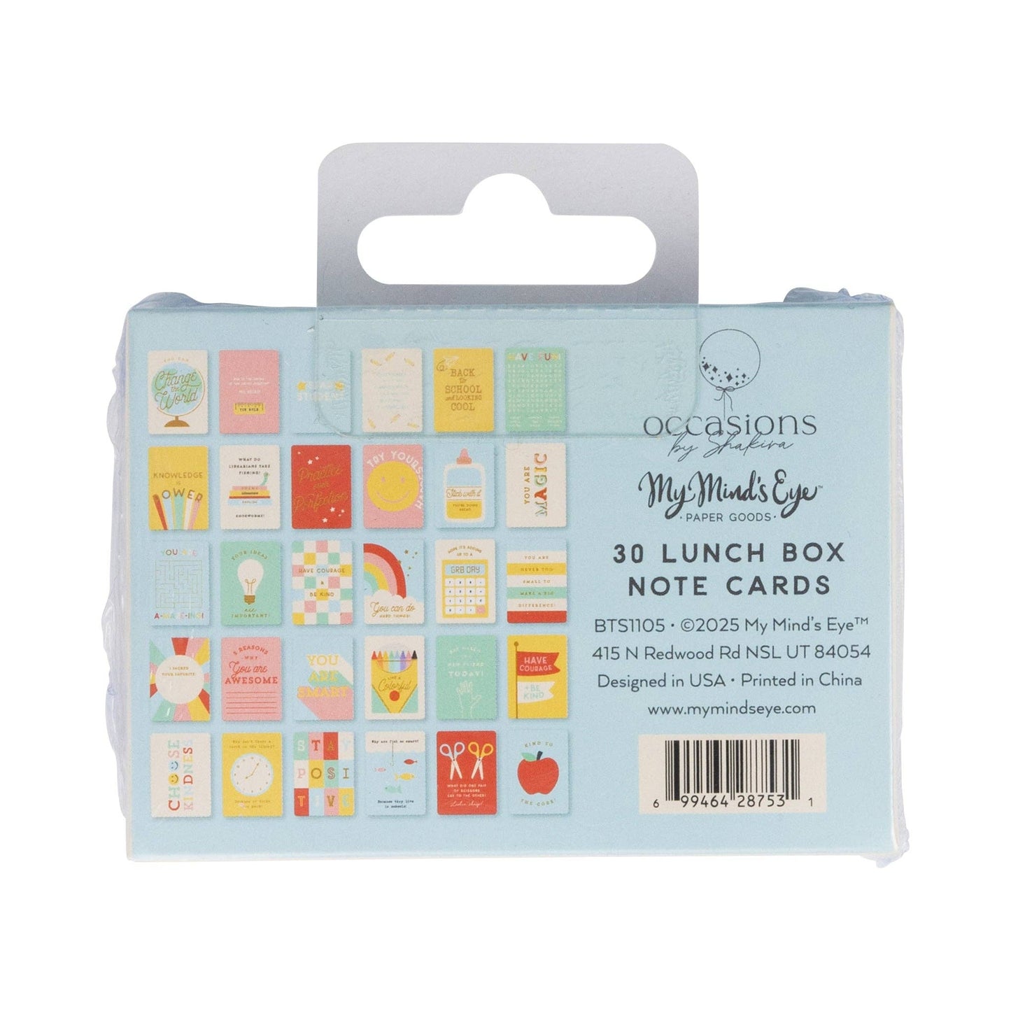 BTS1105 - Occasions Lunch Box Cards