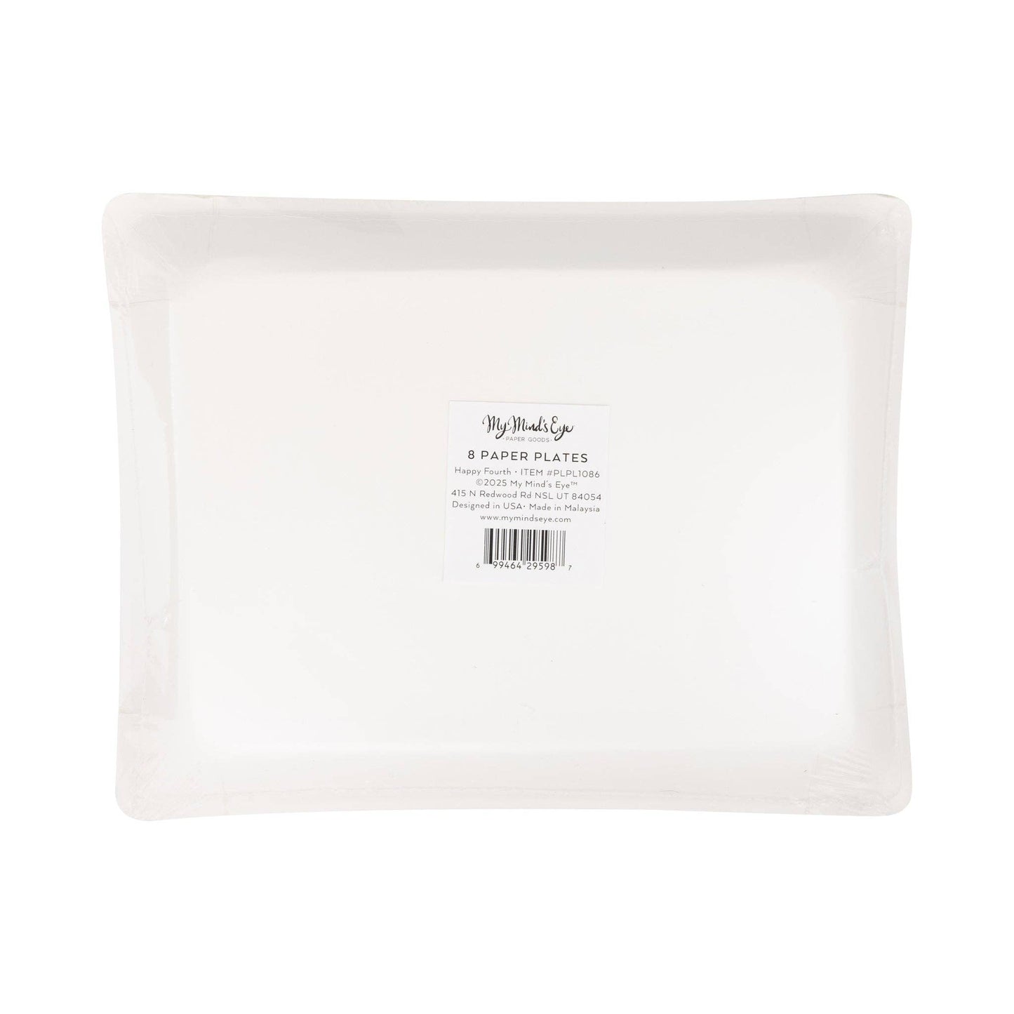 PLPL1086 - Happy Fourth Plate (8 ct)