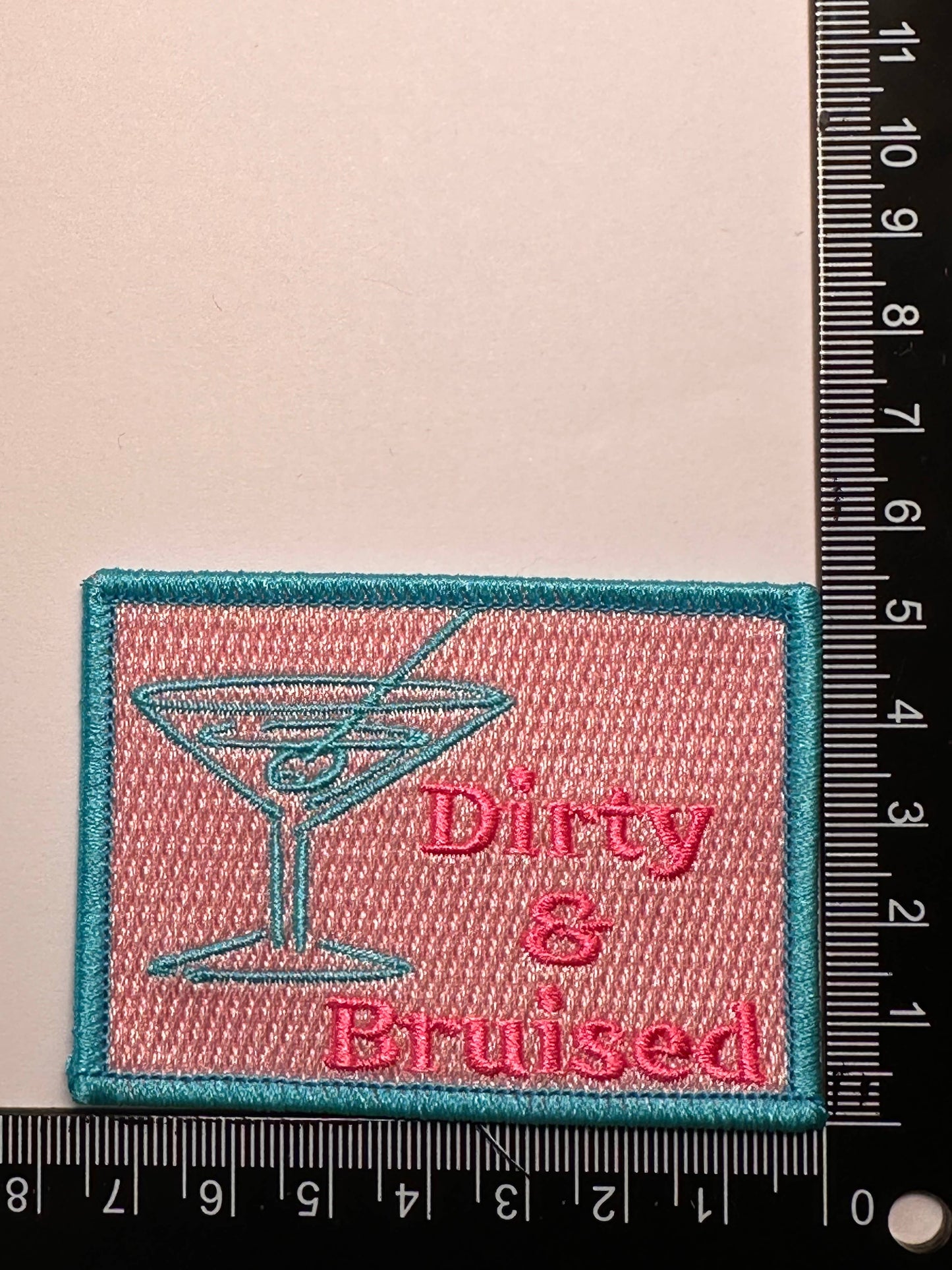 Dirty and Bruised Martini Patch