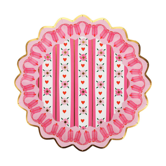 Boot Scoot Blooms Dinner Plate Set