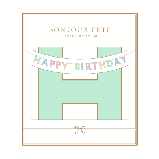PASTEL HAPPY BIRTHDAY SIGNATURE BANNER