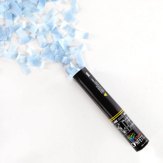 Baby Blue - Handheld Confetti Popper Cannon (11")