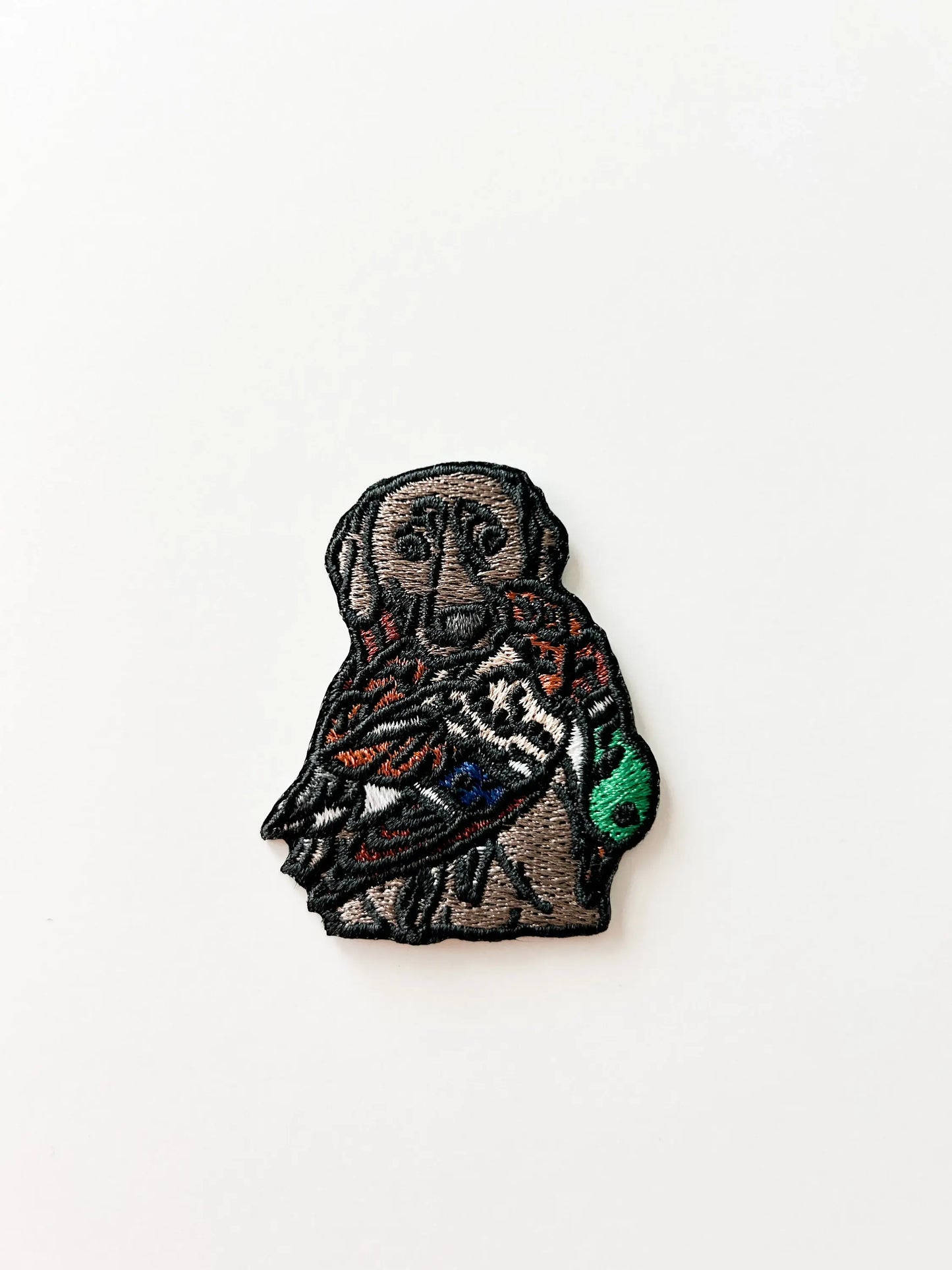 Black Labrador Hunting Embroidered Iron On Patch Dog Patch