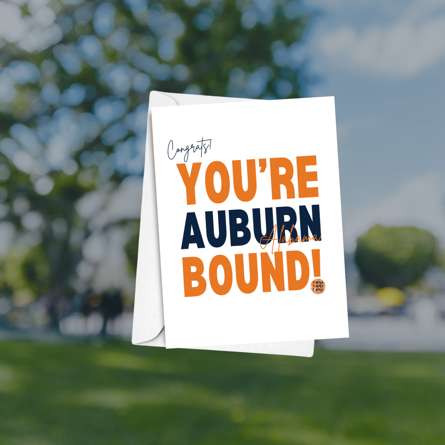 Congratulations Auburn Alabama Greeting Card