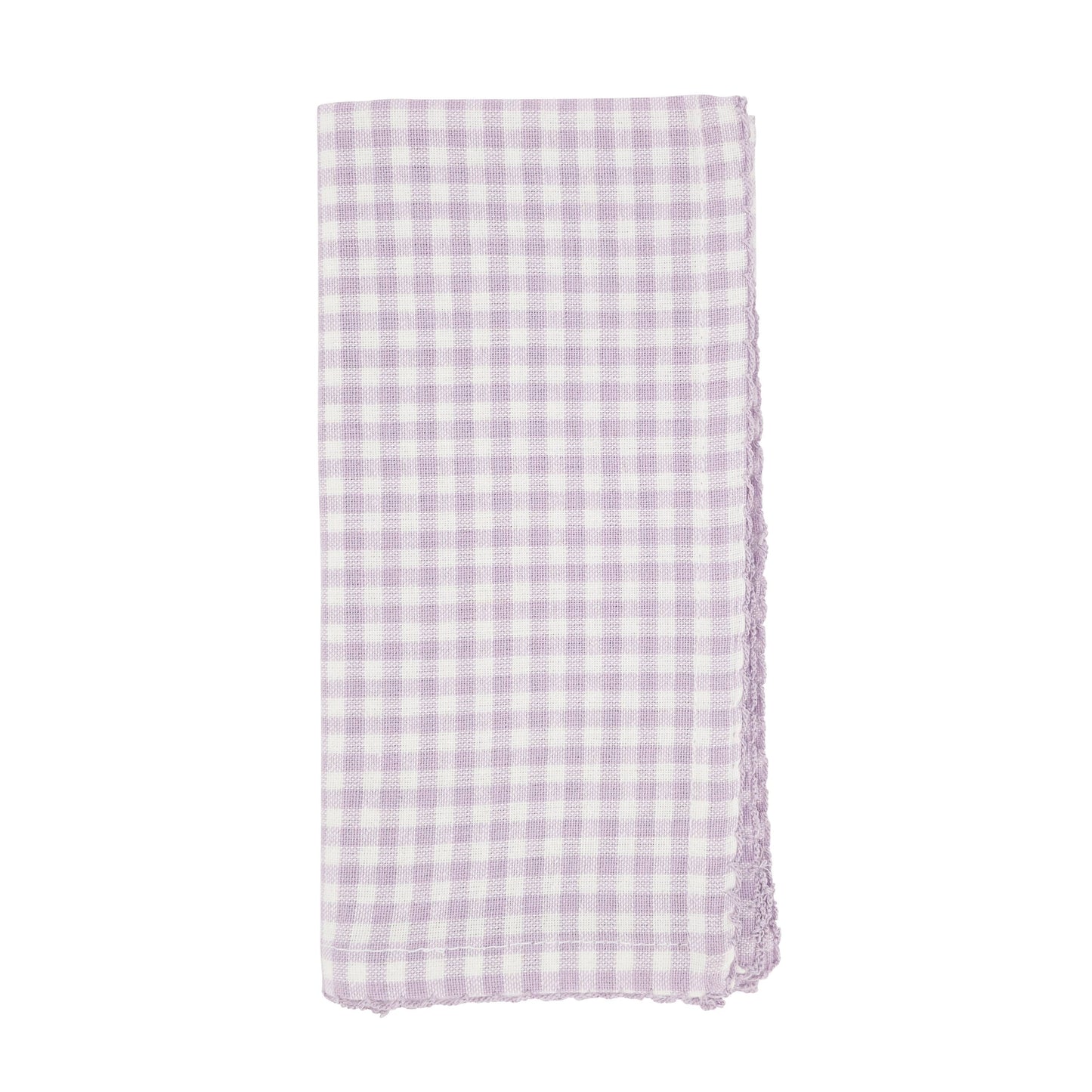 Gingham Napkin: Yellow / 18"
