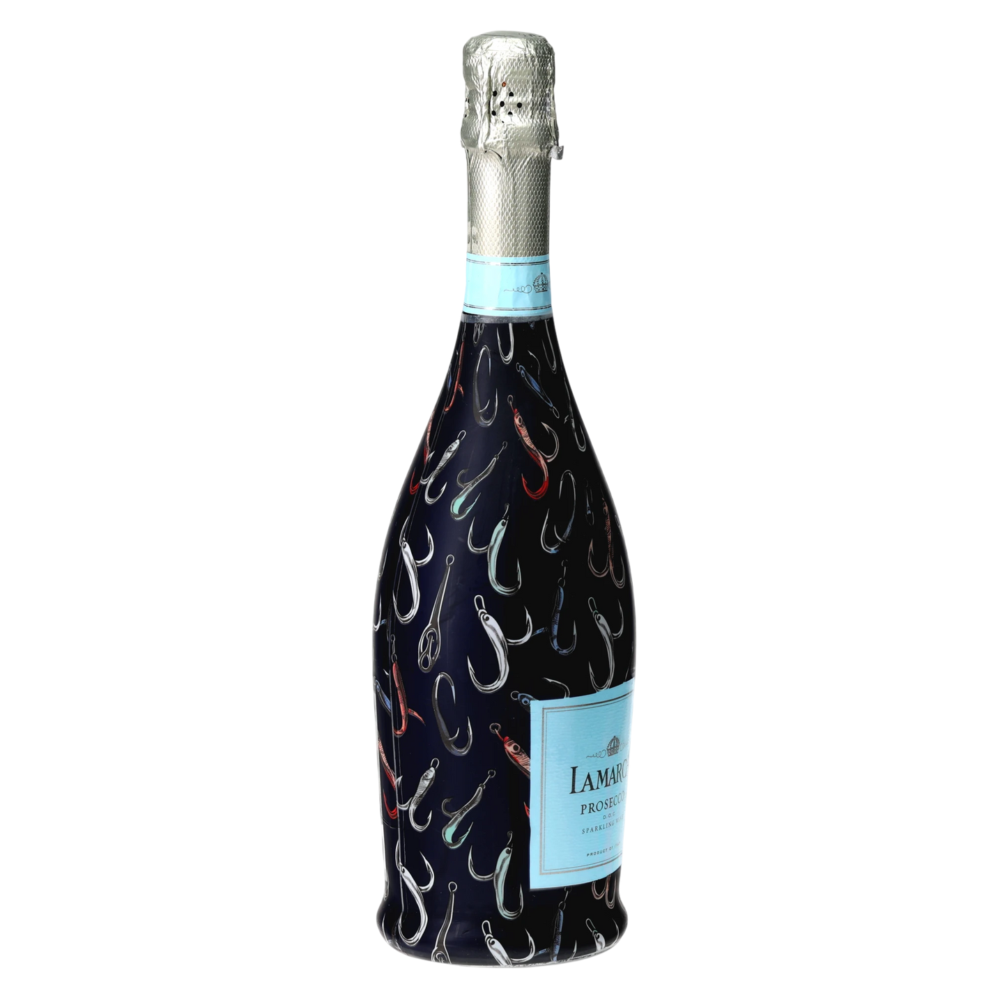 Fishing Hooks Prosecco Bottle Wrap