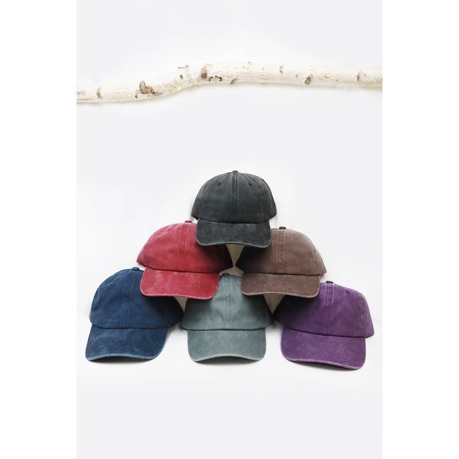 Classic Washed Baseball Cap: NAVY / ONE