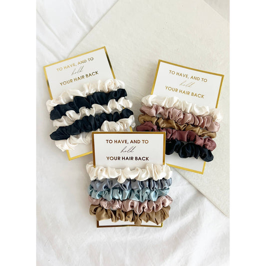 5PC Scrunchies Set - GIA: ONE SIZE / SET-B