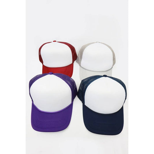 Classic Foam Dark Shades Trucker Hat: BURGUNDY / ONE