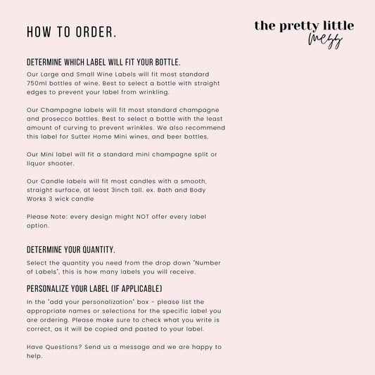 Thank You Wine Label, Thank You Card, Thank You Gift, Thank You Candle, Thank You Mini Champagne, Party Favor Thank You, Thank You Sticker: Large Label 4"x5"