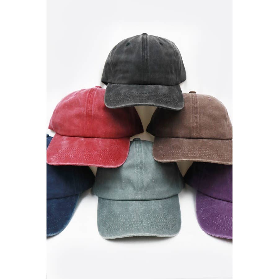 Classic Washed Baseball Cap: NAVY / ONE