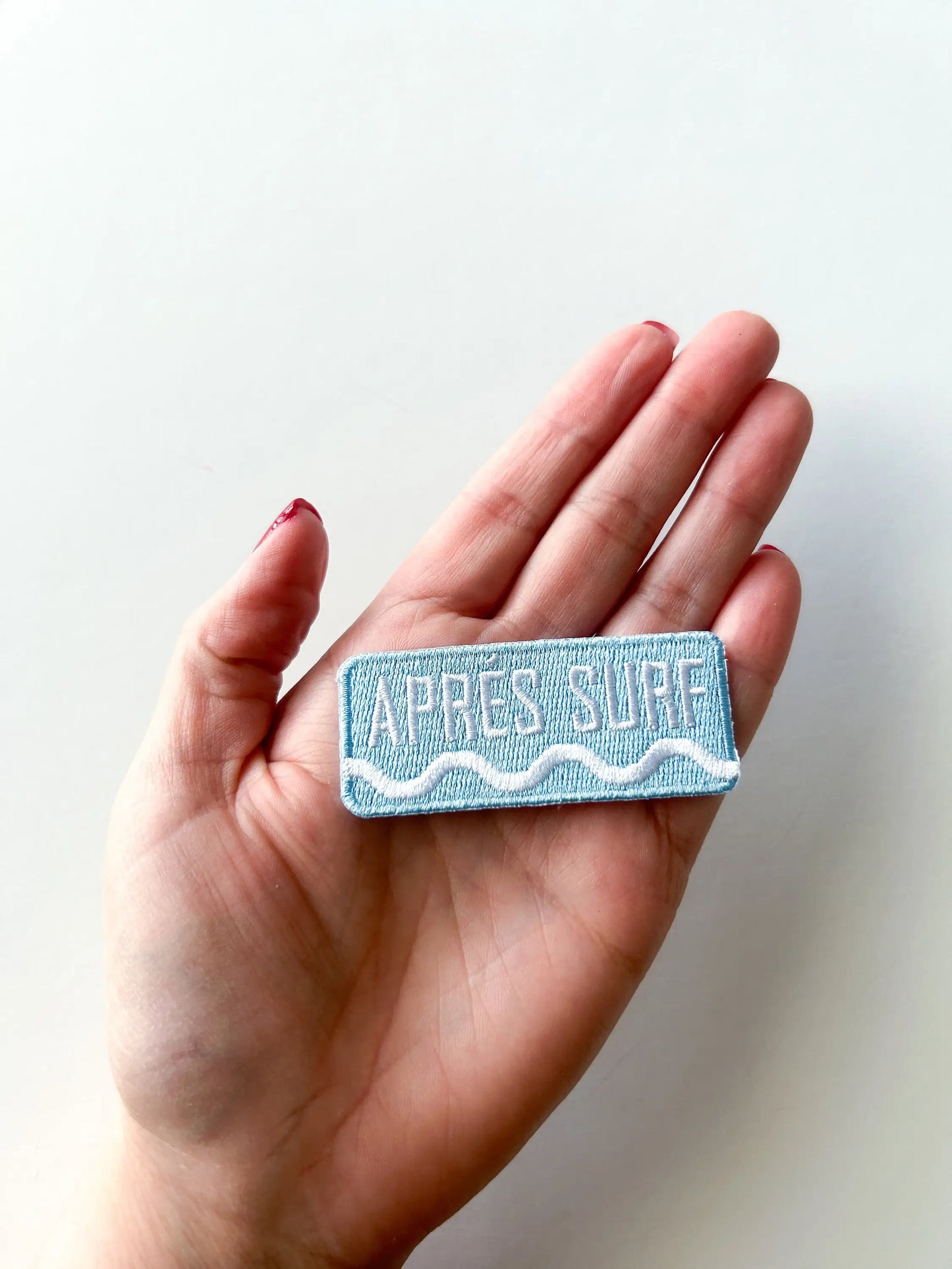 Apres Surf Embroidered Iron On Patch