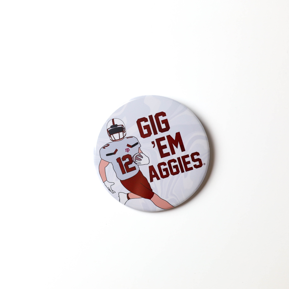 TX A&M Tailgate Btns - "Glitter Letters & Swirl Background": THESE BOOTS WERE MADE FOR