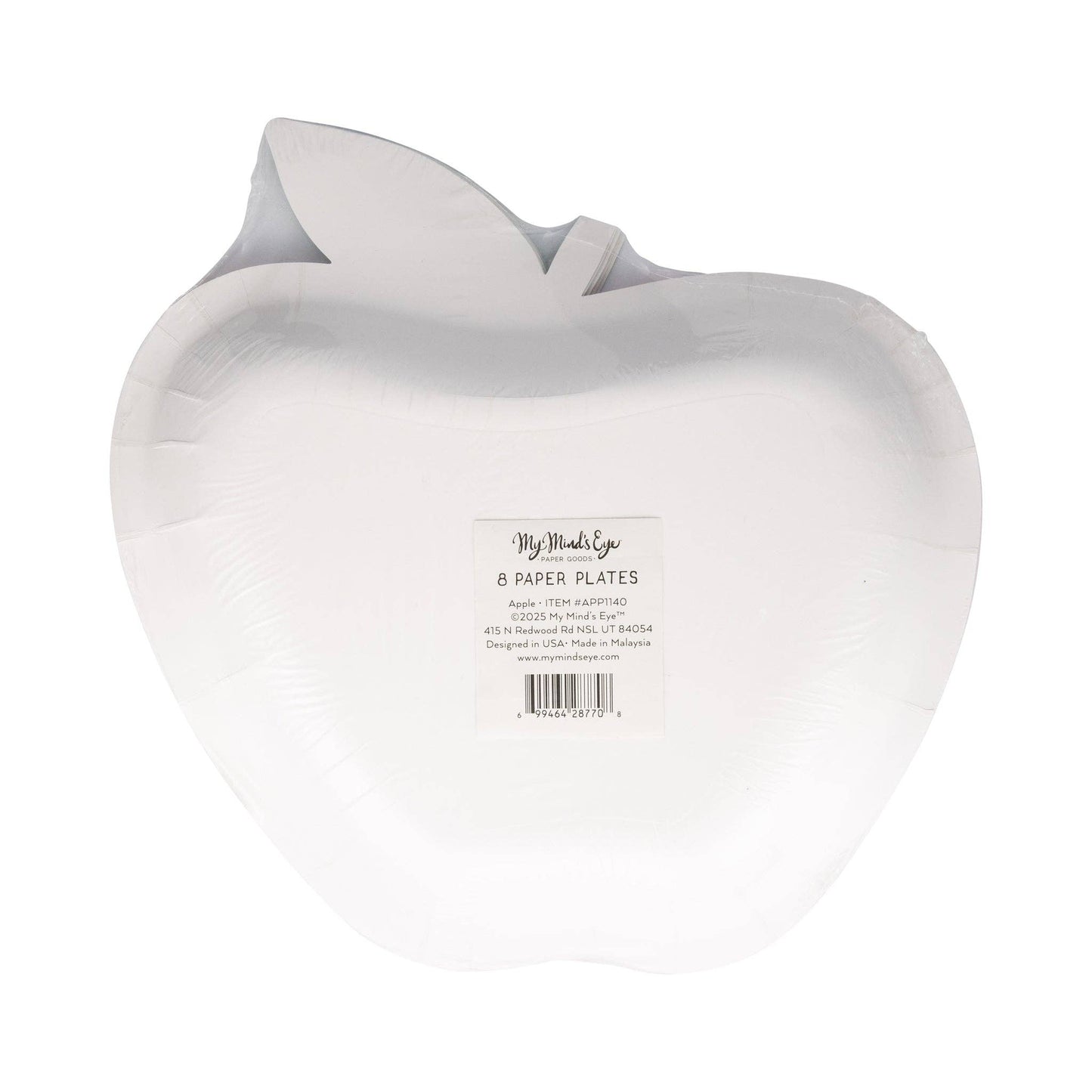 APP1140 - Apple Shaped Paper Plate