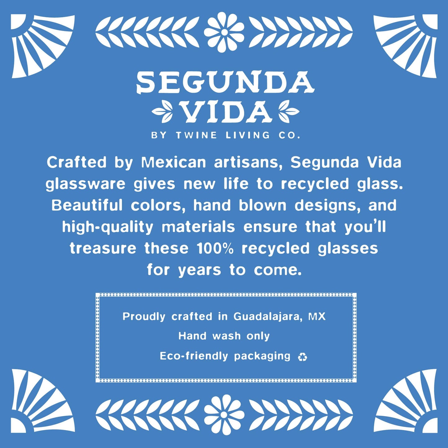 Tortuga Recycled Glass Stemless Wine Glasses - Set of 2: Brown / Recycled Glassware