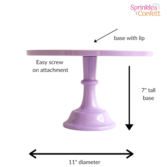 Light Purple Pedestal Cake Stand | Cupcake Display |