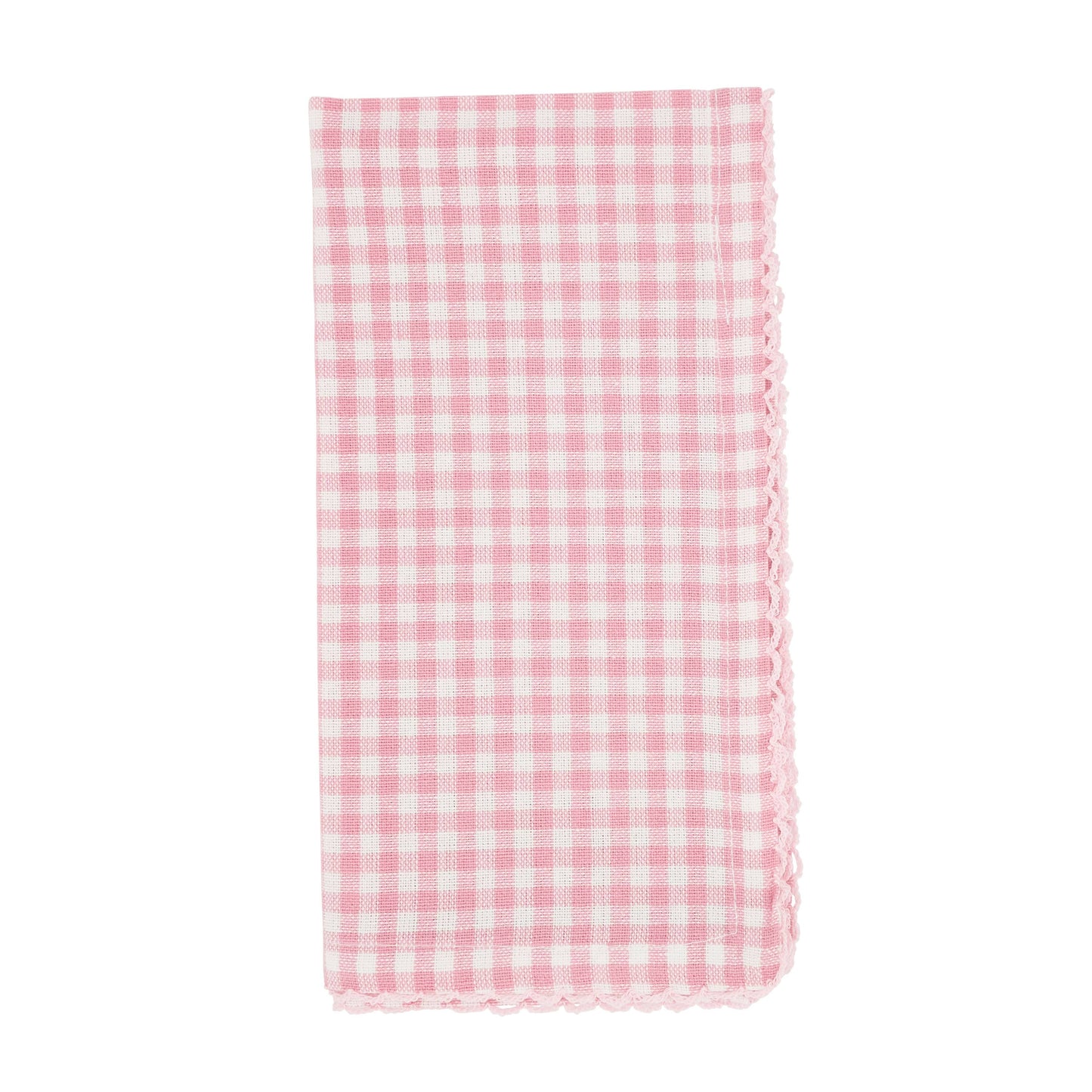 Gingham Napkin: Yellow / 18"