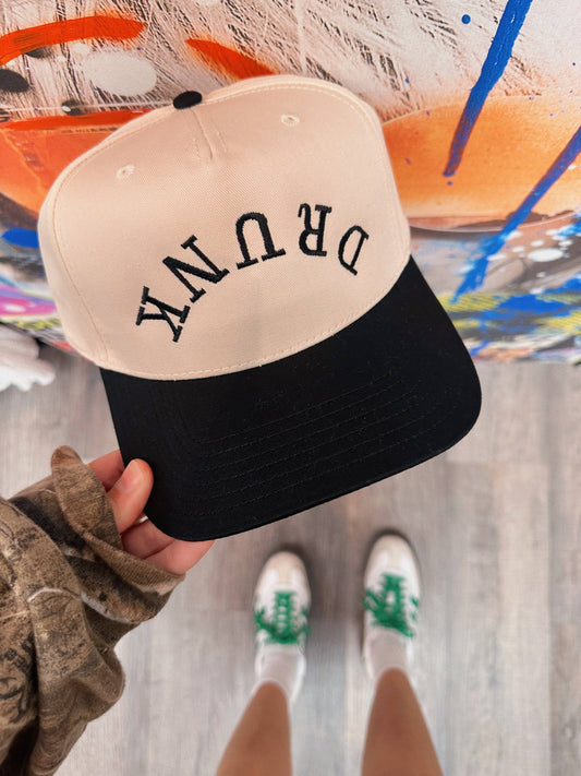 Drinking Embroidered Structured Hat