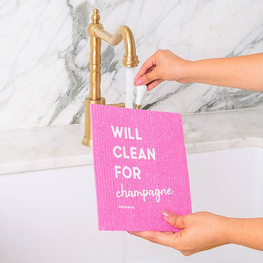 Biodegradable Dish Cloths – Pink/Purple Set