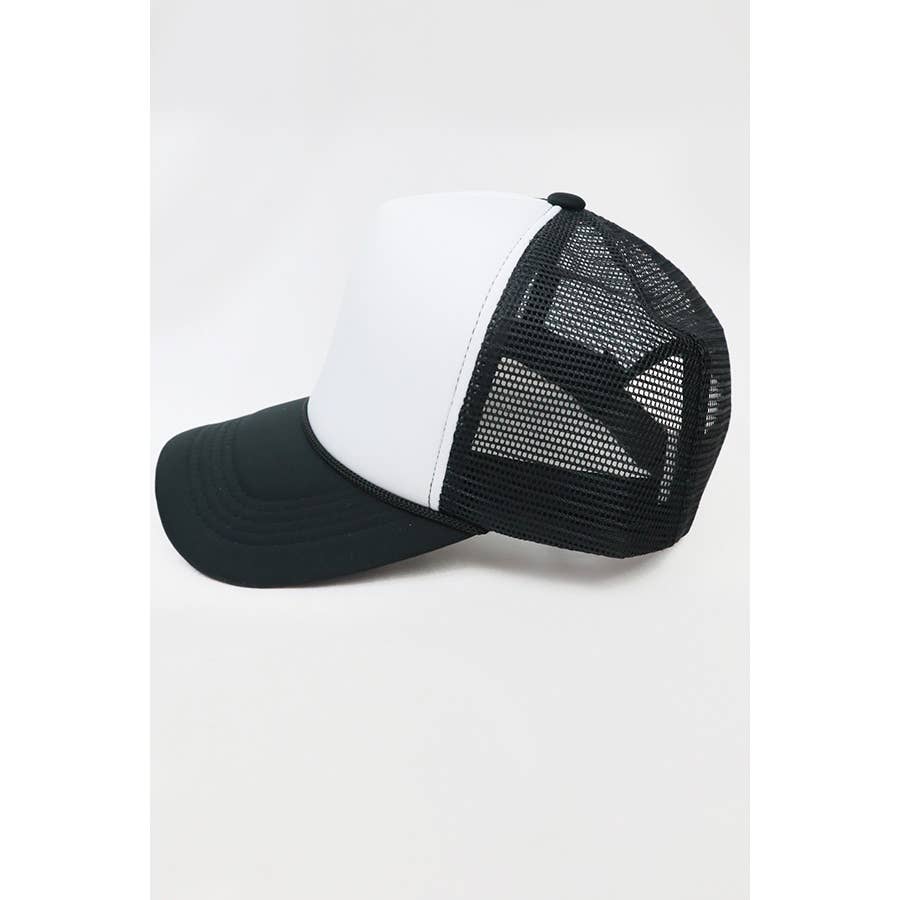 Classic Foam Dark Color Trucker Hat: BROWN/WHITE / ONE