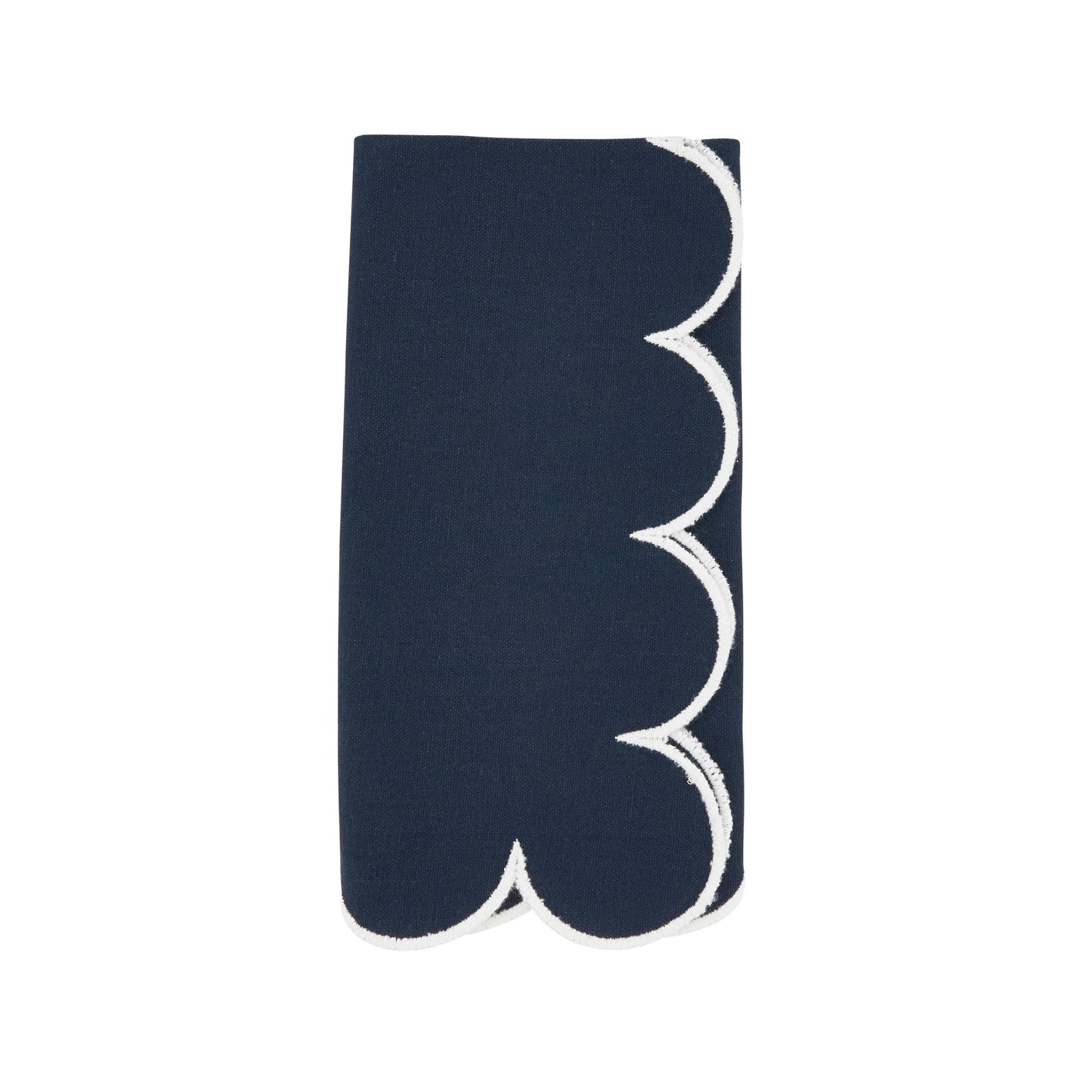 Scalloped Hem Napkin: Kiwi / 20"