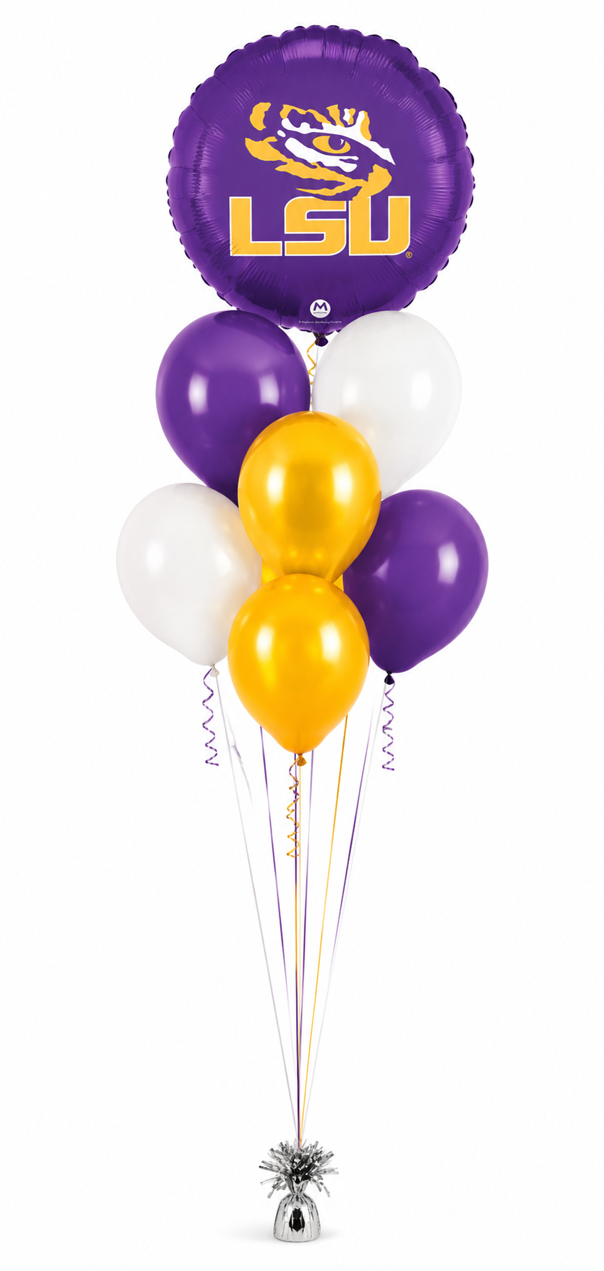 LSU Football Balloon Bouquet