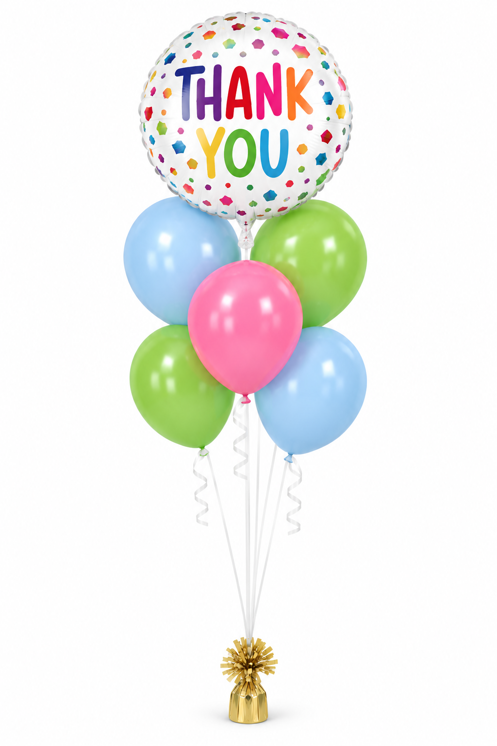 Colorful Thank You Balloon Bouquet