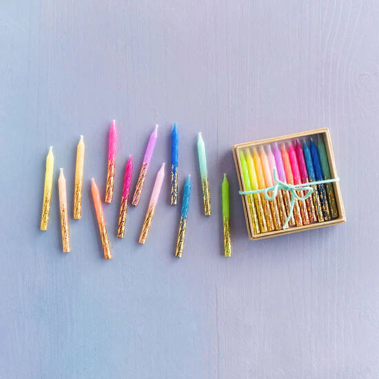 Glitterville Rainbow Petite Party Candle