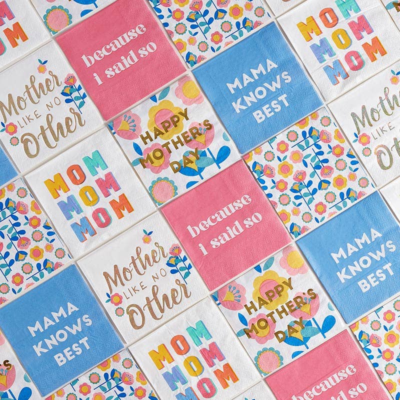 Beverage Napkins - Mama Knows Best