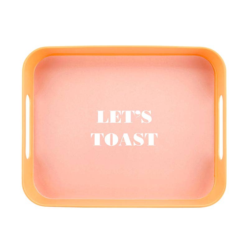 Bar Tray - Let's Toast
