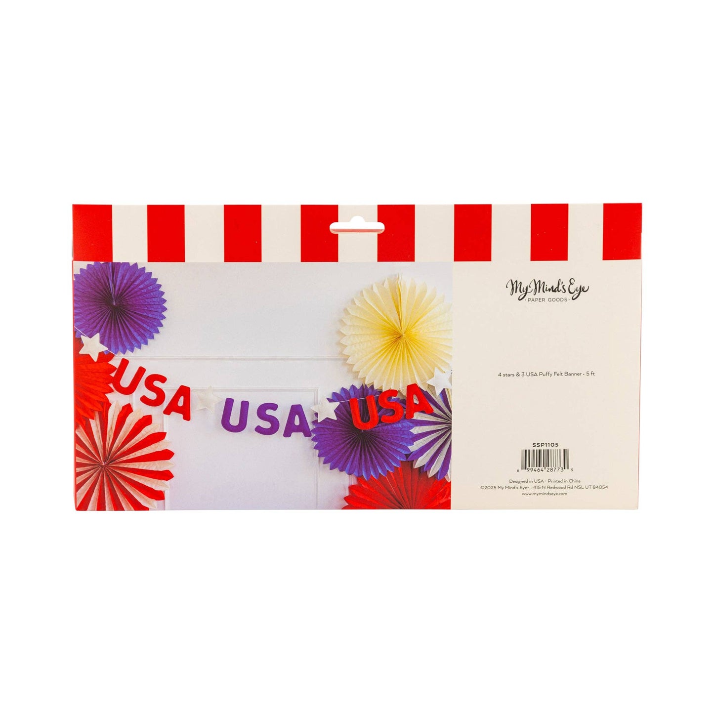 SSP1105 - USA Puffy Felt Banner