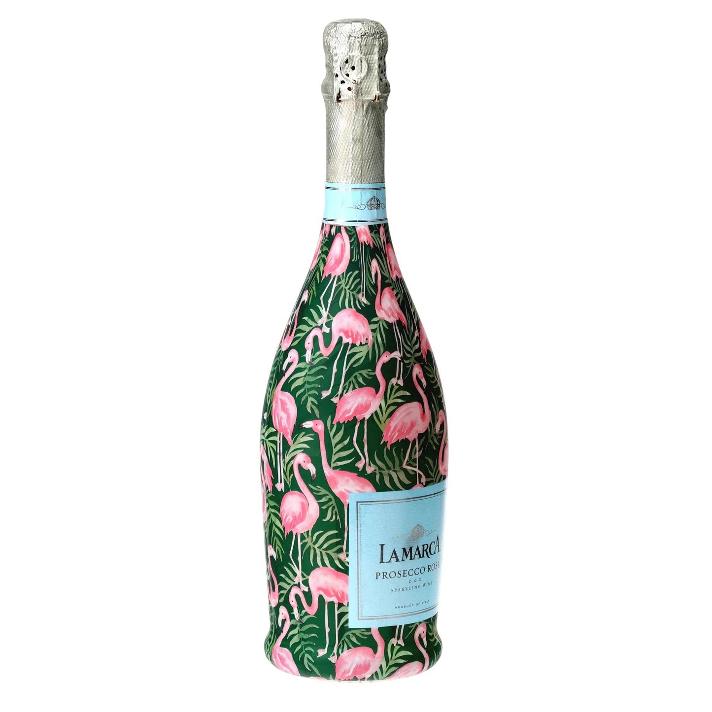 Palm Flamingo Club Prosecco Bottle Wrap