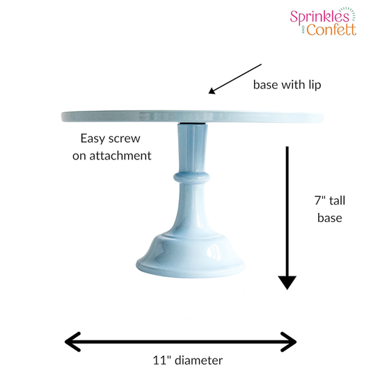 Pale Blue Pedestal Cake Stand | Cupcake Display
