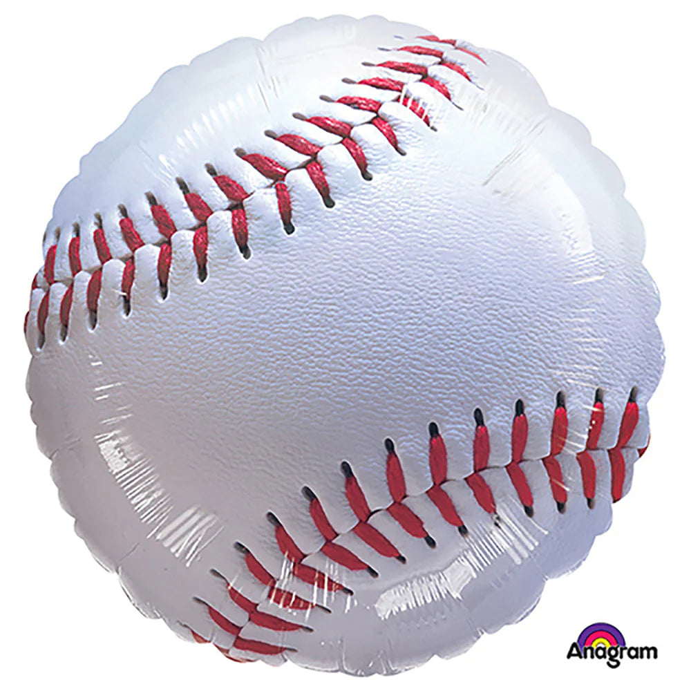 18 Inch Baseball Foil Balloon
