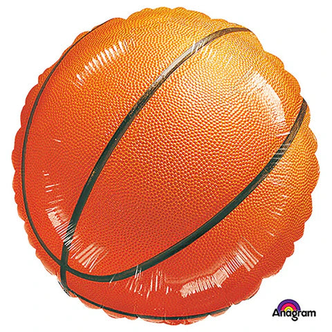 18 Inch Basketball Foil Balloon