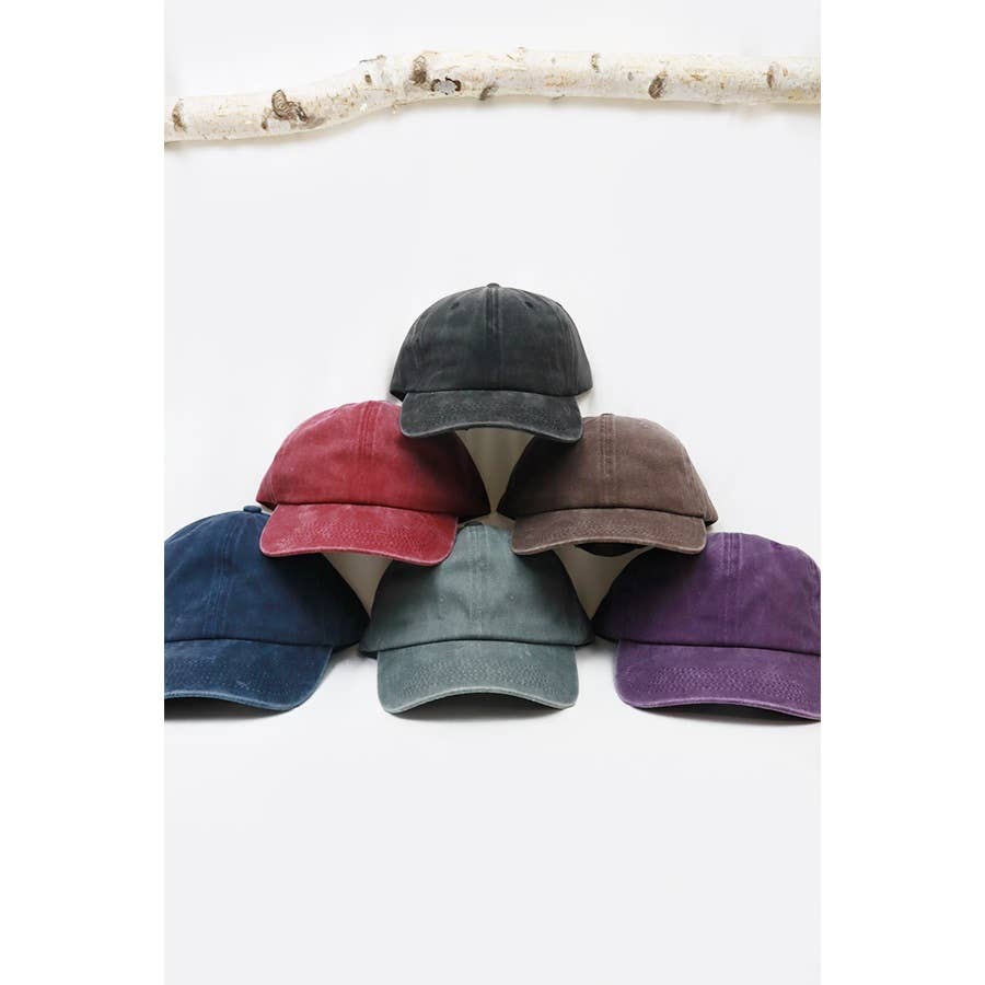 Classic Washed Baseball Cap: NAVY / ONE